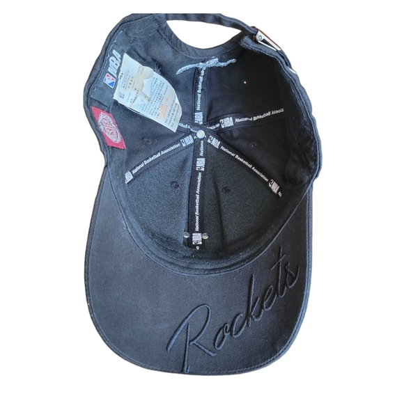 Vintage Houston Rockets NBA Black Adjustable Cap - Picture 3 of 5